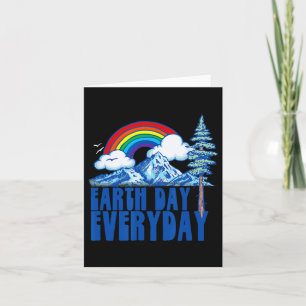 Carte Jour de la Terre tous les jours ! Vintage Nature A
