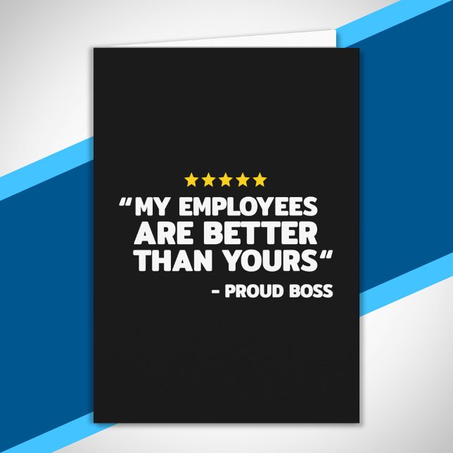 Carte Jour de l'appréciation de l'employé - Drôle Jour d (Créateur téléchargé)