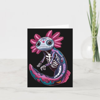 Carte Jour De L'axolotl De Squelette Agencé Par Le Gouve