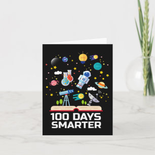 Carte Jour De L'École 100 Jours Smarter Livres Space Lov