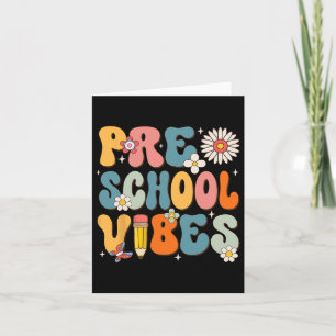 Carte Jour De L'École Vibes D'École Préscolaire Retour À