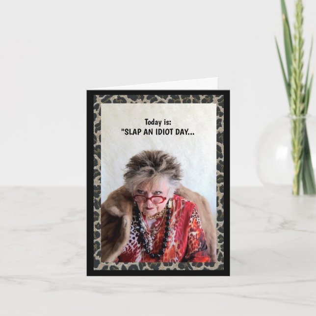 Carte Jour de l'Idiot (Devant)