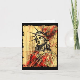 Carte Jour de l'indépendance américaine USA Punk Patriot