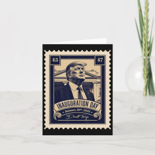 Carte Jour de l'investiture du président Donald Trump 20