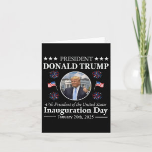 Carte Jour de l'investiture du président Donald Trump 20