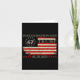 Carte Jour de l'investiture du président Donald Trump 20