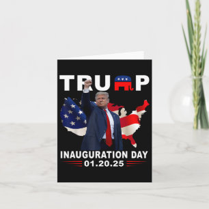 Carte Jour de l'investiture du président Donald Trump 20