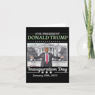 Carte Jour de l'investiture du président Donald Trump 20