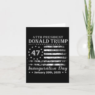 Carte Jour de l'investiture du président Donald Trump 20