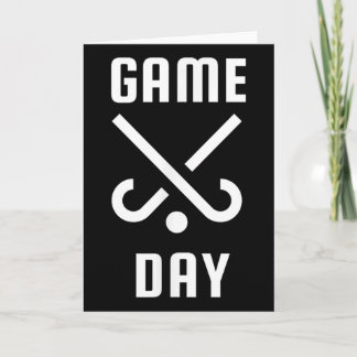 Carte Jour de match de hockey sur gazon Maman et Papa es