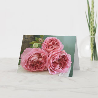 Carte Jour de mères anglais d'héritage de roses de David