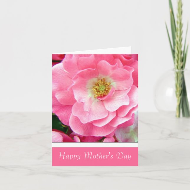 Carte Jour de mères heureux (Devant)