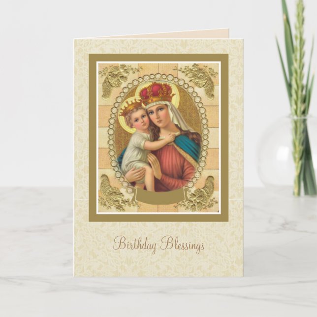 Carte Jour de naissance de la Vierge Marie Occasion spéc (Devant)
