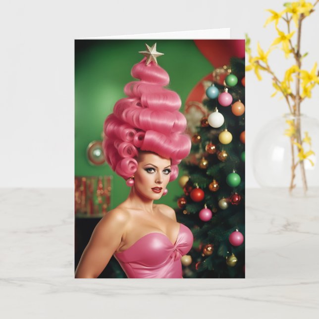 Carte Jour de Noël (Fleur jaune)