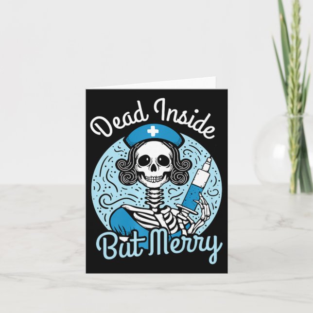 Carte Jour de Noël Soins infirmiers Travailleur de santé (Devant)