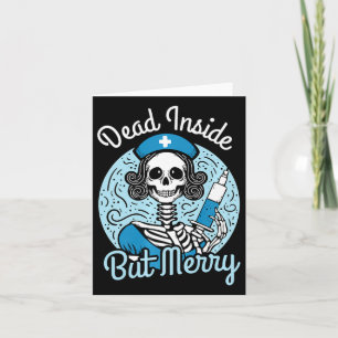 Carte Jour de Noël Soins infirmiers Travailleur de santé