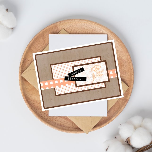 Carte Jour de Rustic Floral (Créateur téléchargé)