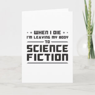 Carte Jour de science-fiction extraterrestre Idée cadeau