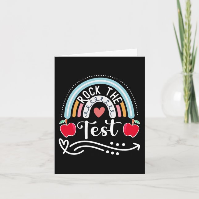 Carte Jour de test de l'enseignant de test Jour de test  (Devant)