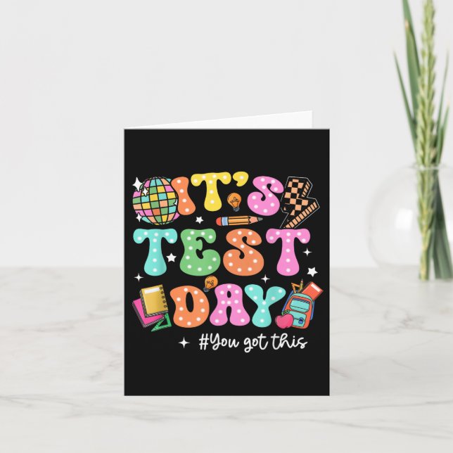 Carte Jour De Test Drôle Son Jour De Test Vous Avez Ce T (Devant)