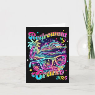 Carte Jour d'embarquement croisière retraite 2026 fun ma