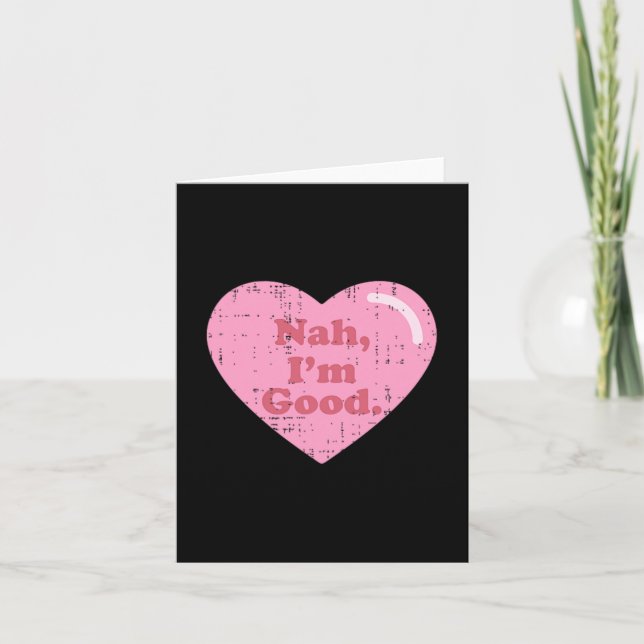 Carte Jour des anti-Valentines Un Coeur de Conscience Un (Devant)