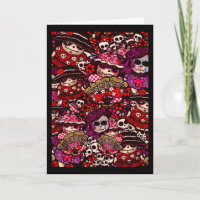 Jour des Doodles Morts Dia de los Muertos
