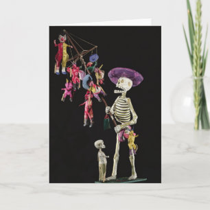 Carte Jour des morts : Marchand ambulant de jouet,