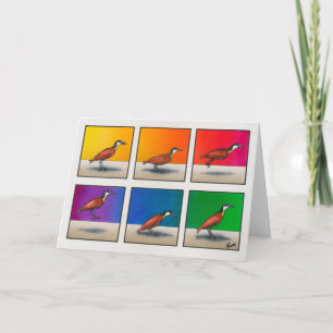 Carte Jour des oiseaux chanceux !