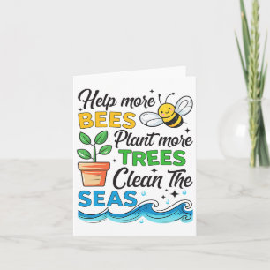 Carte Jour des terres 2025 Sauvez les abeilles Plantes A