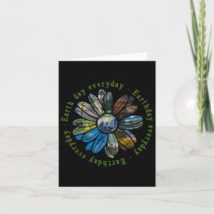 Carte Jour des terres amusant Partout Tournesol Terre An