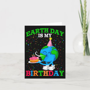 Carte Jour des terres C'est mon anniversaire Planète Ter