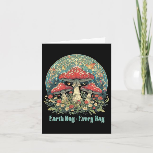 Carte Jour des terres chaque jour Champignons rouges Sup (Devant)