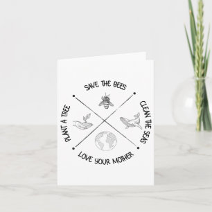 Carte Jour des terres Chemises Plante Un Arbre