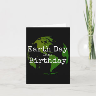 Carte Jour des terres est mon anniversaire 2