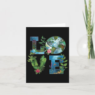 Carte Jour des terres Planète Anniversaire Jour des terr