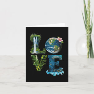 Carte Jour des terres Planète Anniversaire Jour des terr