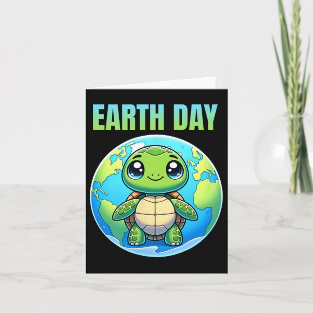 Carte Jour des terres Restaurer Earth Turtle 2025 (Devant)