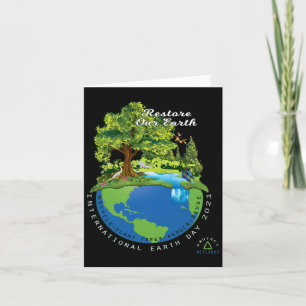 Carte Jour des terres Restaurer notre Terre Protéger les