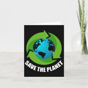 Carte Jour des terres Sauvez La Planète Gardez-La Verte 