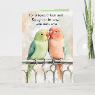 Carte Jour des Valentines Inséparables modifiables