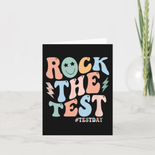Carte Jour d'essais Test Retro Motivational Teacher St