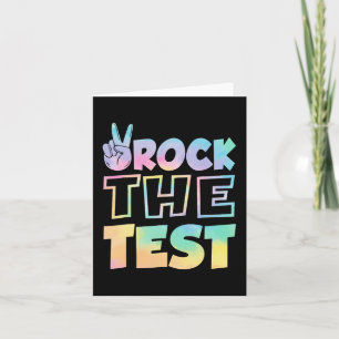 Carte Jour d'essais Test Retro Motivational Teacher St