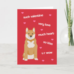 Carte Jour Doge Valentines
