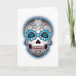 Carte Jour Du Crâne Sucre Morte