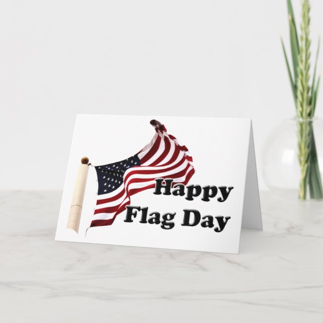 Carte Jour du drapeau des États-Unis d'Amérique (Devant)