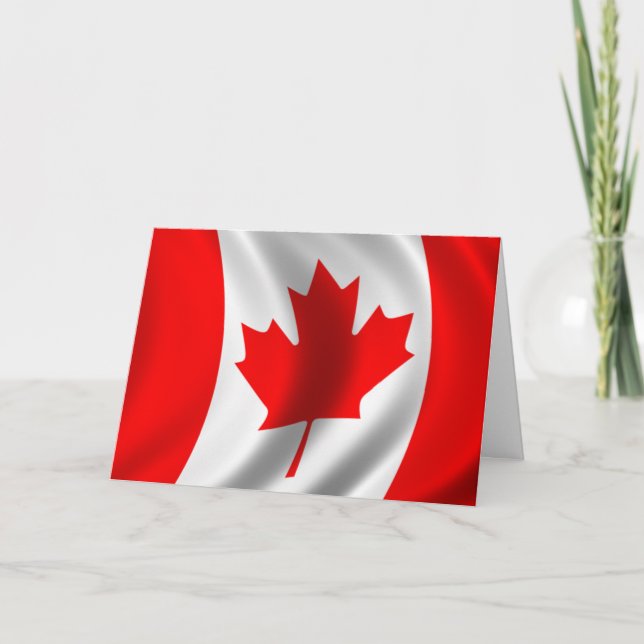 Carte Jour du drapeau national du Canada (Devant)