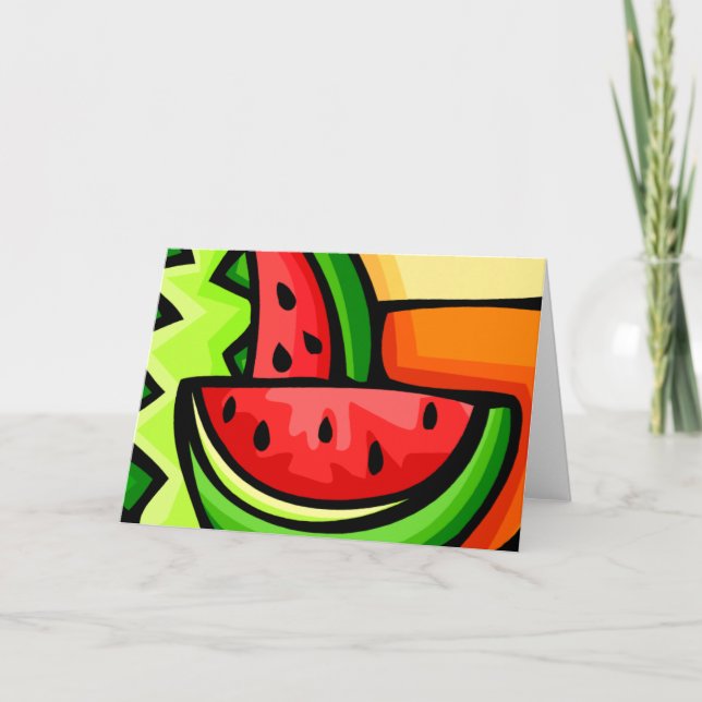 Carte Jour du melon d'eau 3 août (Devant)