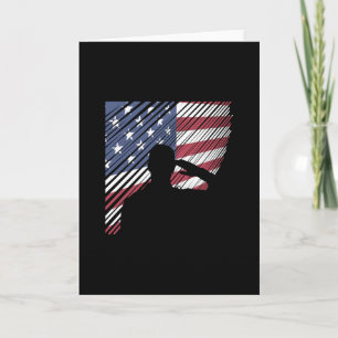 Carte Jour du Souvenir Jour des Vétérans Drapeau américa