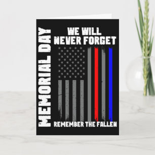 Carte Jour du Souvenir Nous N'Oublierons Jamais Se Souve